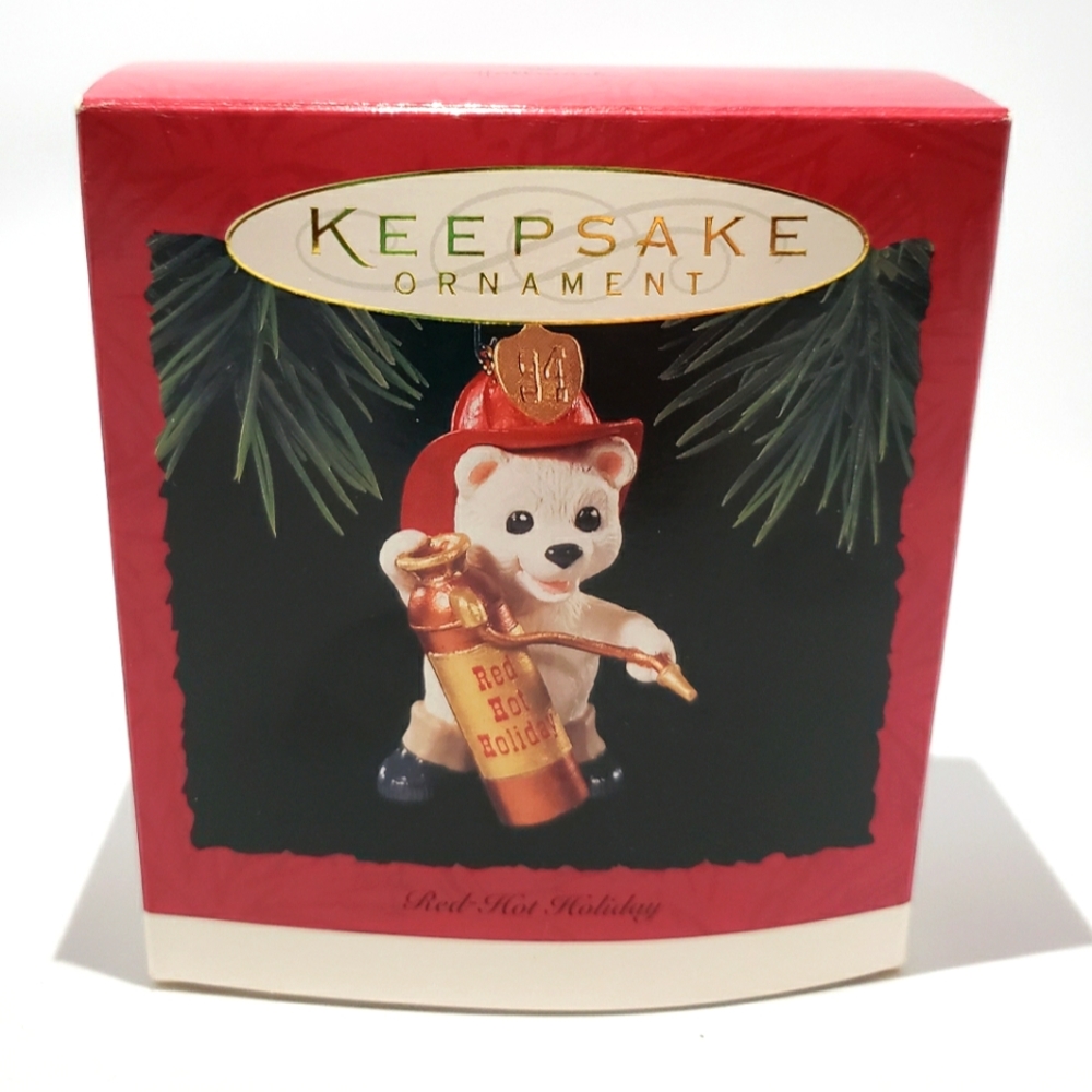 Vintage Hallmark Keepsake Ornament Red-Hot Holiday, 1994